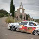 Un tornante di una delle tappe del rally del Salento